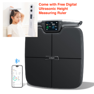 GMM CF577BLE Bluetooth WIFI 8 Electrode Smart Body Composition Scale FREE Ultrasonic Height Measuring Ruler
