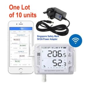 EDSS™ Warehouse 10 units UbiBot GS1-A Industrial-Grade WIFI Wireless Data Logger IoT System